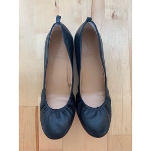 J.Crew leather ballet flats